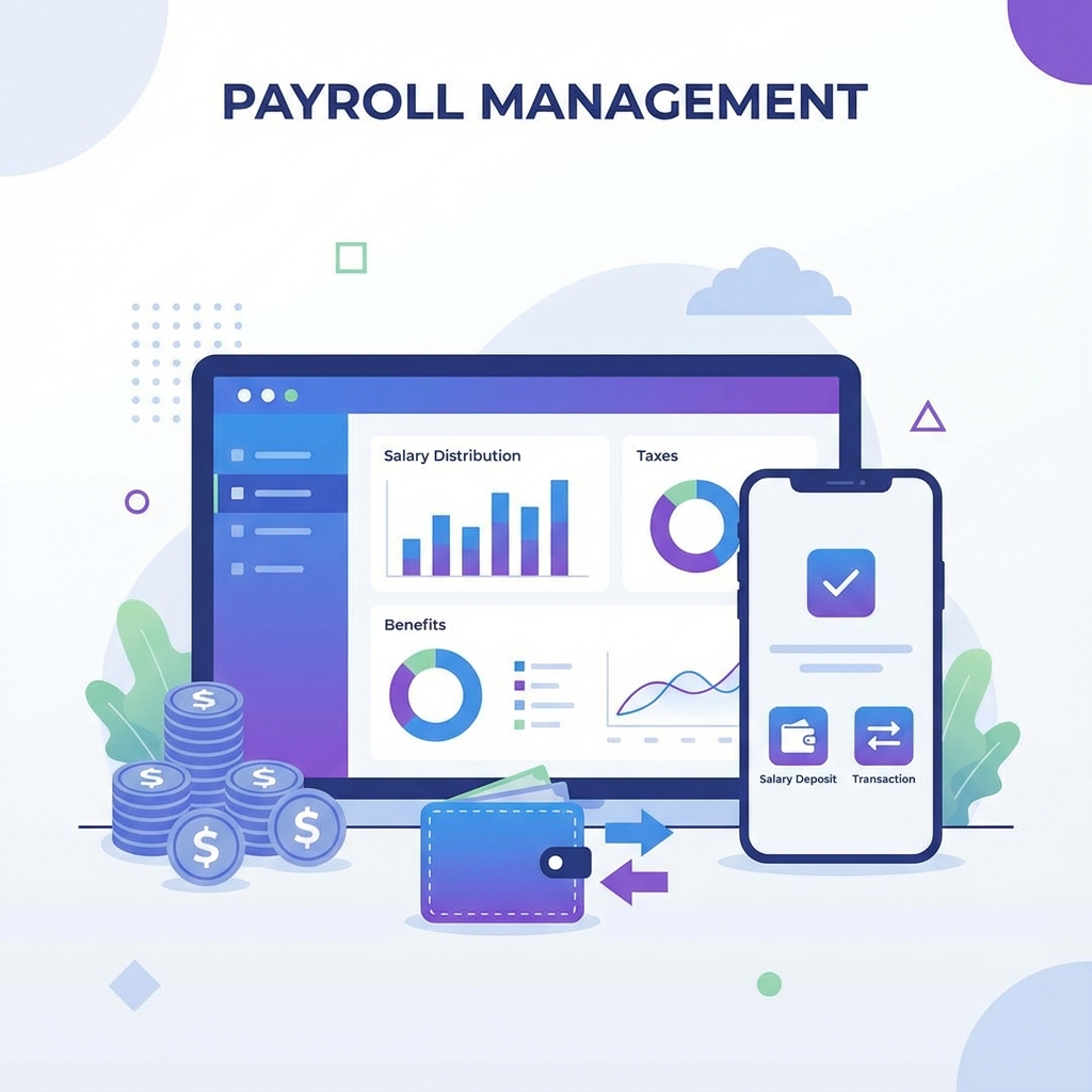 Labour Attendance, Inventory, Cashbook
